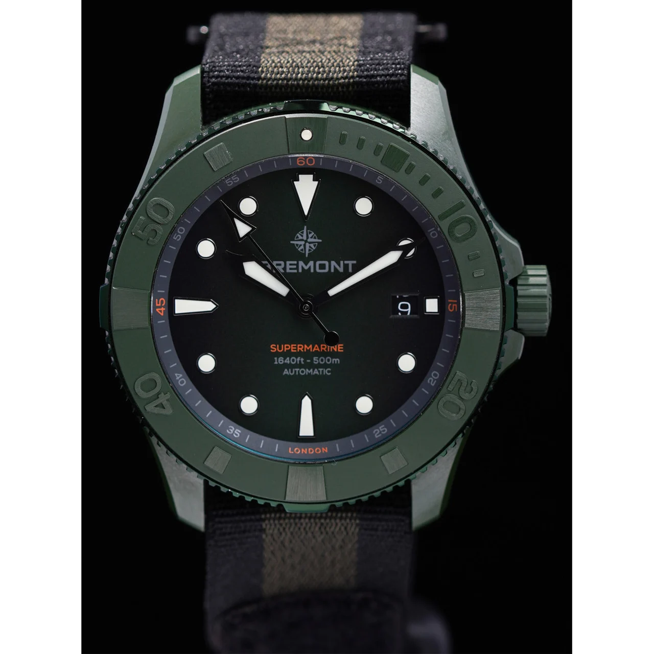 Bremont Supermarine Full Ceramic 210009N31897 43 mm kol saati