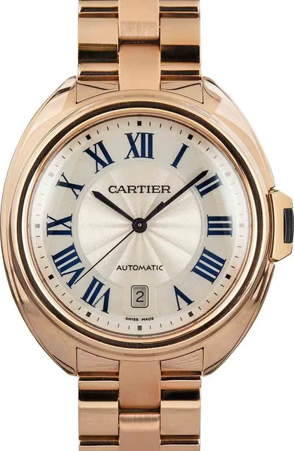 Cartier Cle De 18k Rose Gold WGCL0002 kol saati
