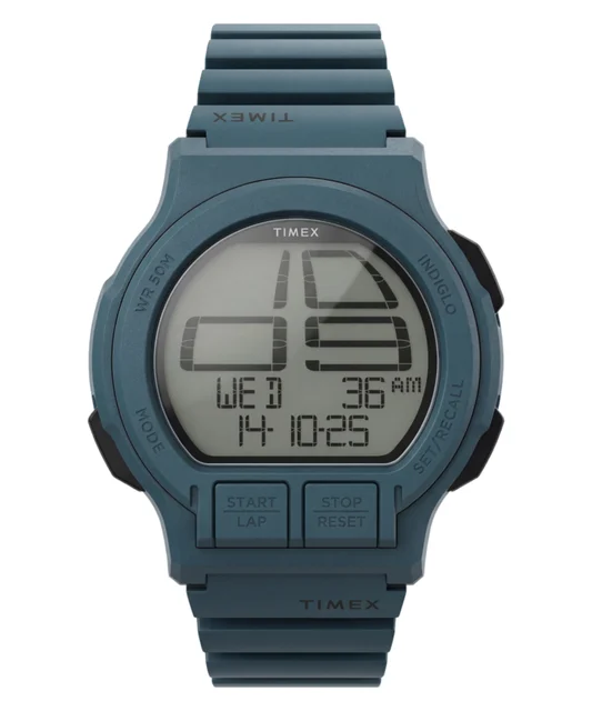 Timex Retroware Digital 46mm Resin Strap Watch TW5M73800 kol saati