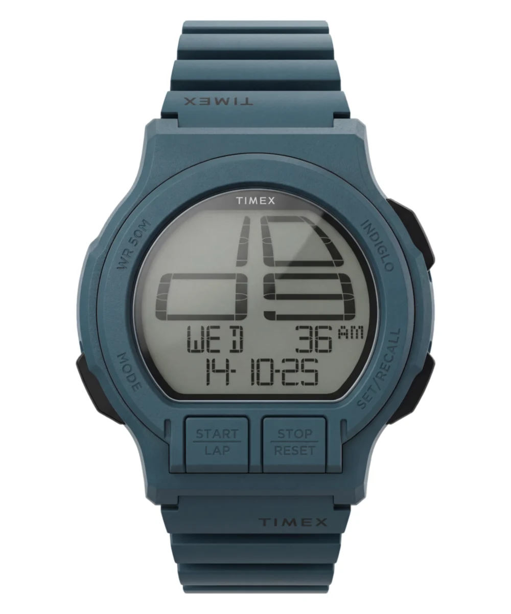 Timex Retroware Digital 46mm Resin Strap Watch TW5M73800 46 mm kol saati