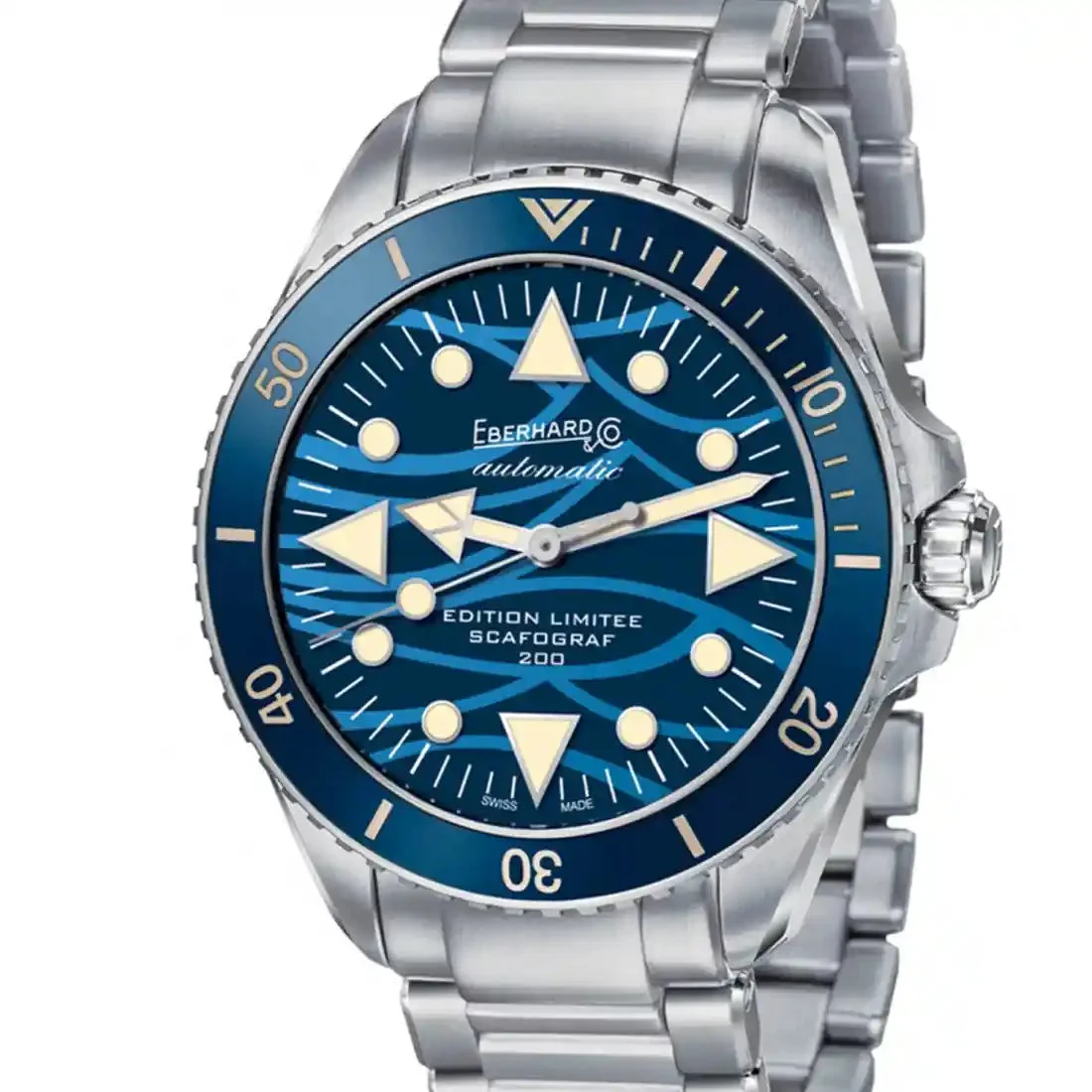 Eberhard & Co Scafograf 48772 43 mm kol saati