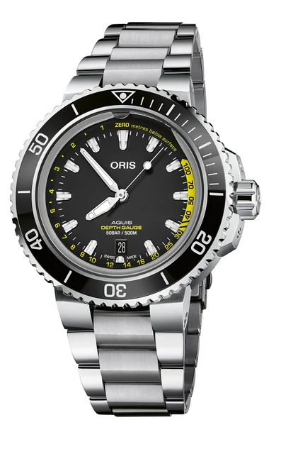 Oris Aquis Depth Gauge 01 733 7755 4154-Set MB kol saati