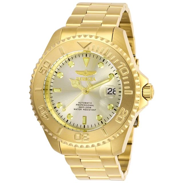Invicta Grand Diver Raylith Automatic Watch - 47mm. Gold (28950) kol saati