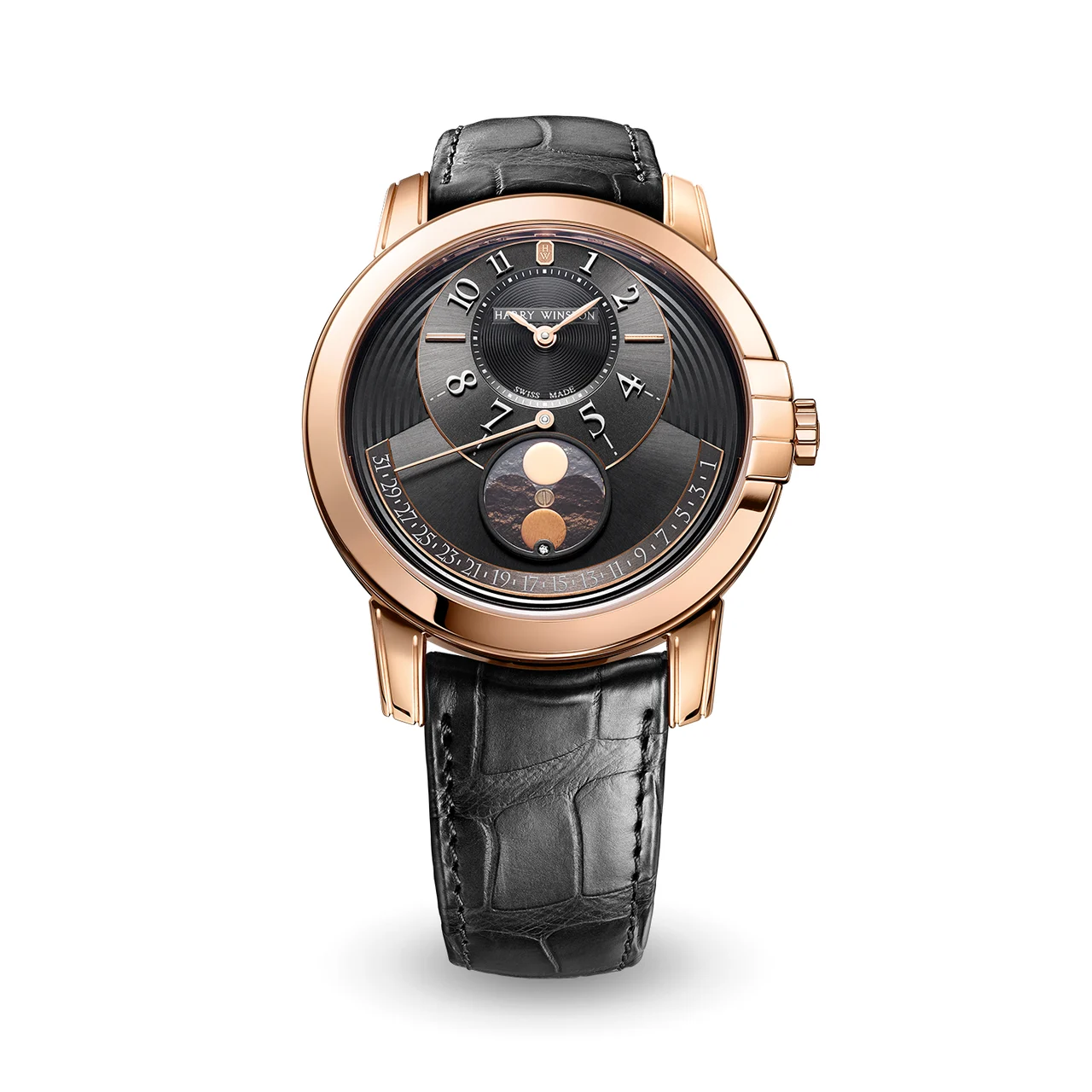 Harry Winston Midnight MIDAMP42RR002 42 mm kol saati