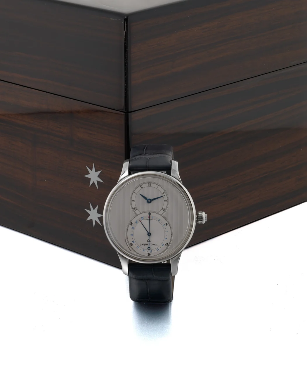 Jaquet Droz JAQUET DROZ, REF. J007010, GRANDE SECONDE QUANTIEME, NEW OLD STOCK, STEEL kol saati
