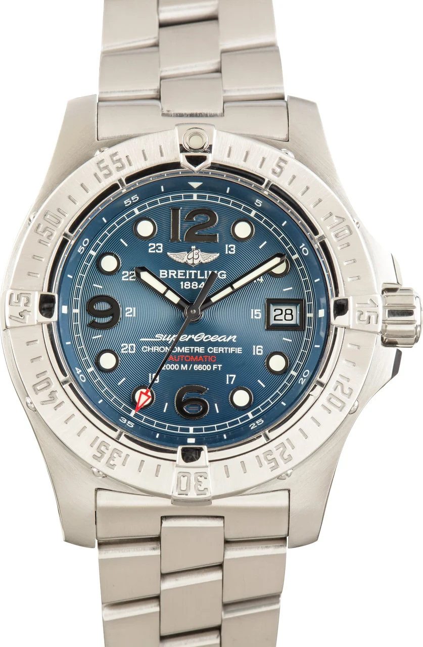 Breitling Superocean Steelfish Blue Dial A1739010/C666 kol saati
