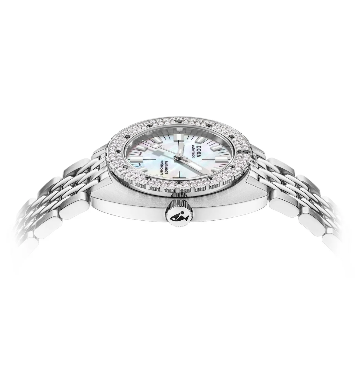 Doxa Whitepearl 804.10D.011.10 39 mm kol saati