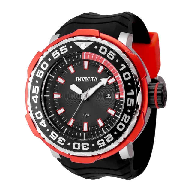 Invicta Pro Diver Chrononaut Watch - 52mm, Red, Black (ZG-48341) kol saati