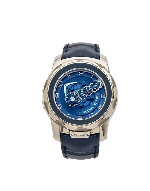 Ulysse Nardin Ref. 2050-131, Freak Blue Cruiser, White gold kol saati