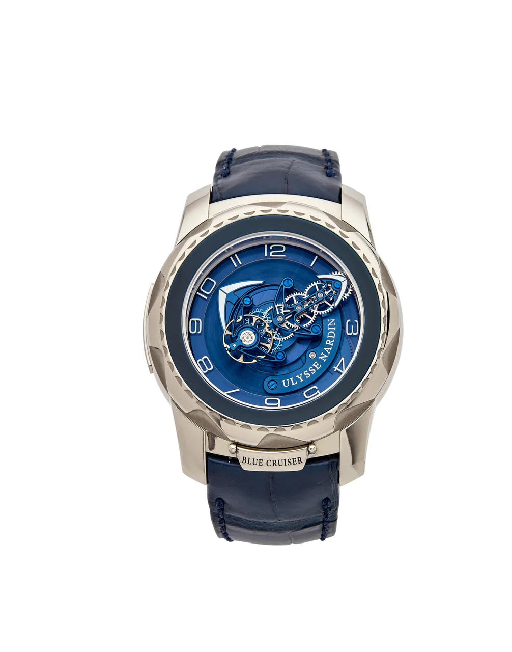 Ulysse Nardin Ref. 2050-131, Freak Blue Cruiser, White gold kol saati
