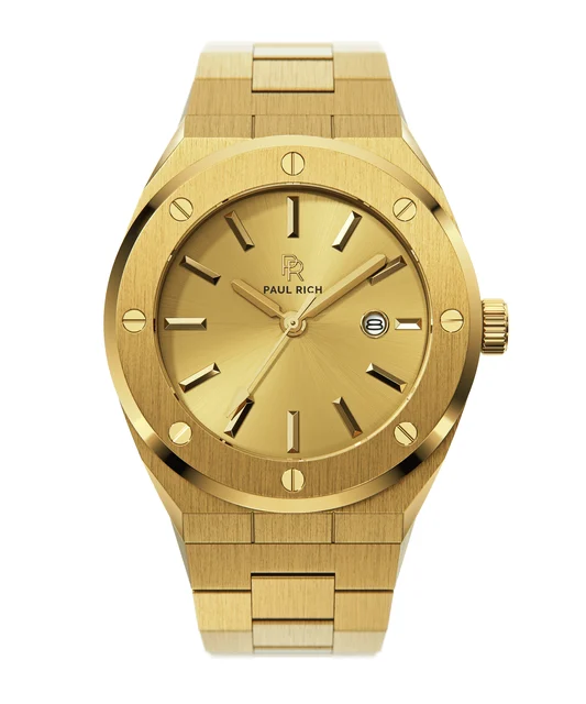 Paul Rich Frosted Signature PR68AllGold kol saati