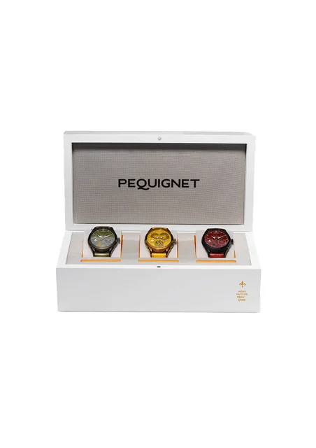 Pequignet Royale Coffret 3 saphir couleurs kol saati