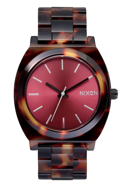 Nixon US Time Teller Acetate - Tortoise / Oxblood A327-5344-00 kol saati