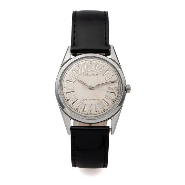 Lecoultre LECOULTRE, REF. E326, QUARTERMASTER, 24-HOUR, BLACK DIAL kol saati