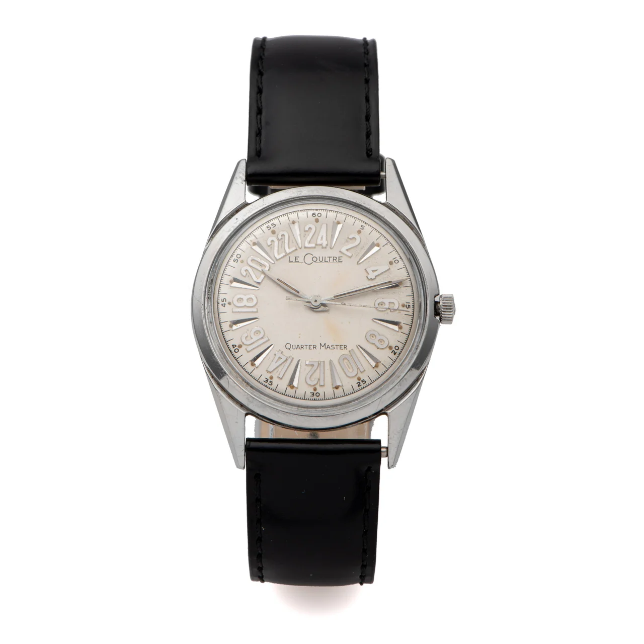 Lecoultre LECOULTRE, REF. E326, QUARTERMASTER, 24-HOUR, BLACK DIAL kol saati