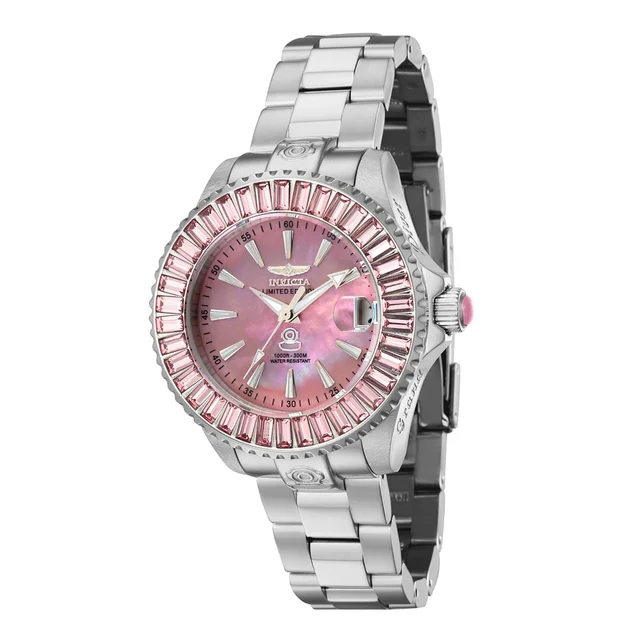 Invicta Pro Diver Luvior Automatic Watch w/ Mother of Pearl Dial - 38mm, Steel (44318) kol