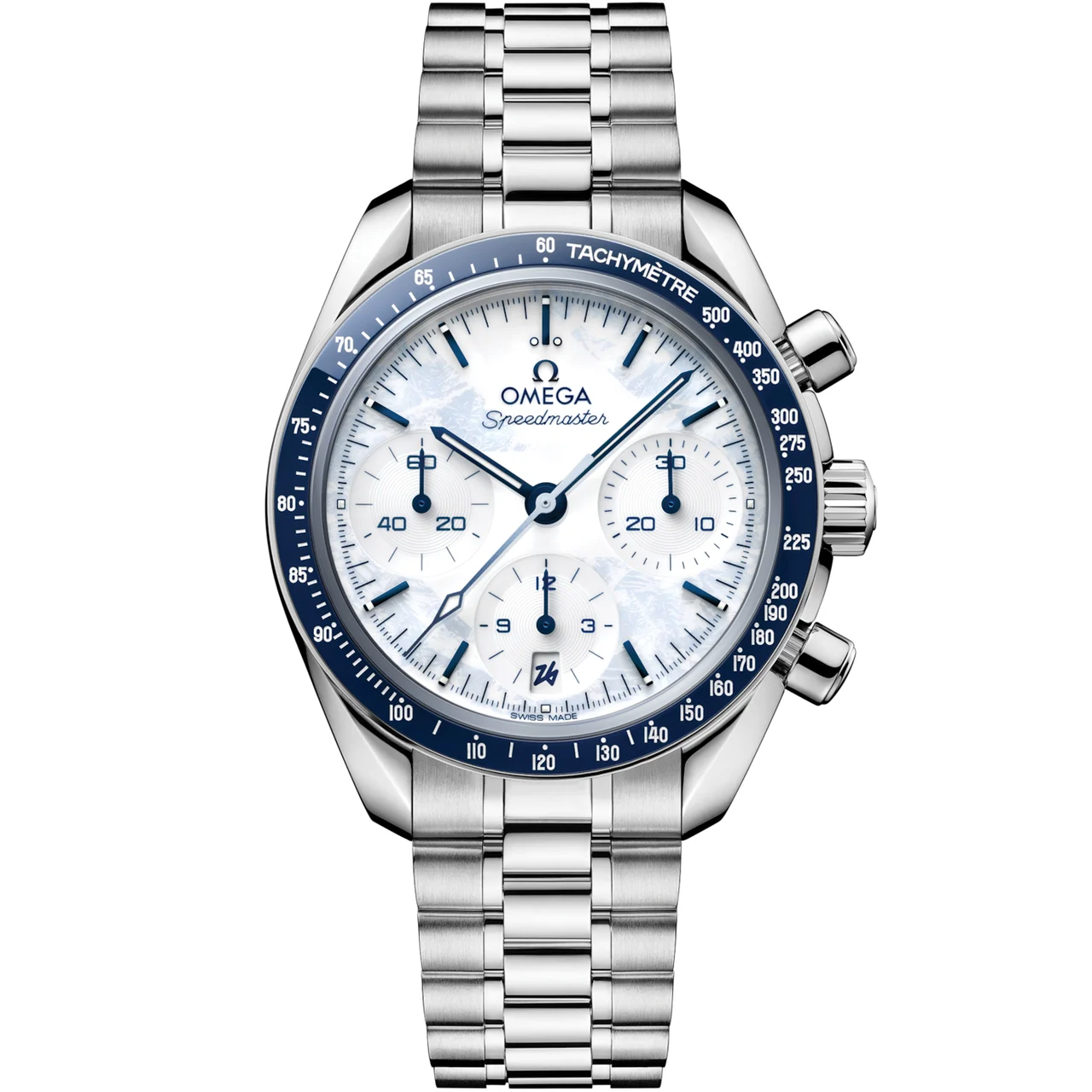 OMEGA Speedmaster 38 (Milano Cortina 2026) 522.30.38.50.04.001 38 mm kol saati