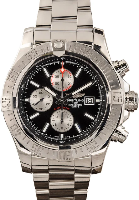 Breitling Avenger II Black Dial A13371111B1A1 kol saati