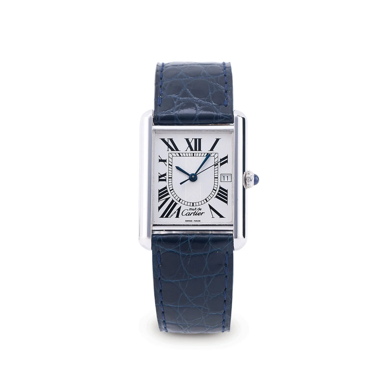 Cartier CARTIER, REF. 2414, TANK MUST AMSTERDAM BOUTIQUE EDITION, LIMITED 002/100, SILVER kol saati