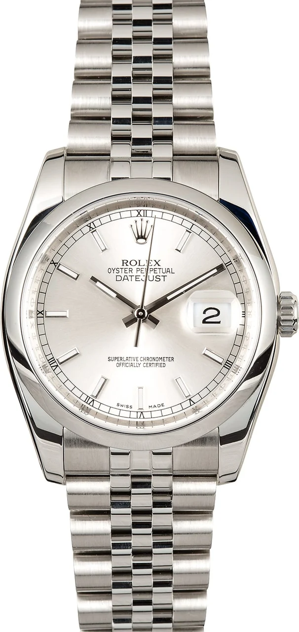 Rolex Datejust 116200 Stainless Jubilee 116200SSJ 36 mm kol saati