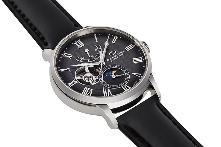 Orient Star Mechanical Moon Phase RE-AY0107N 41 mm kol saati