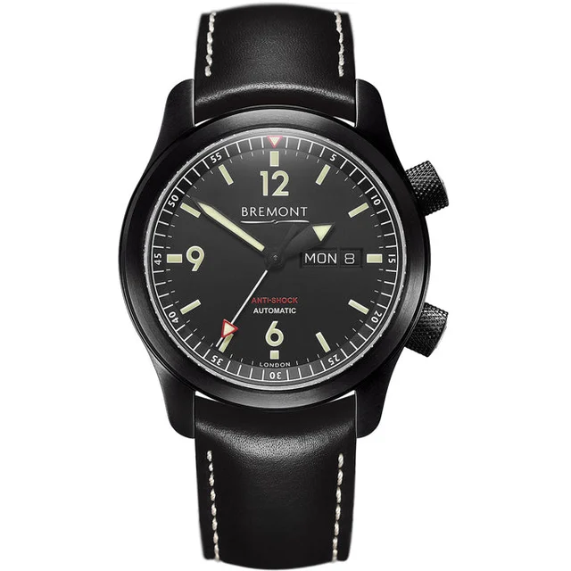 Bremont Black Automatic Chronometer U-2-DLC 210000028492 kol saati