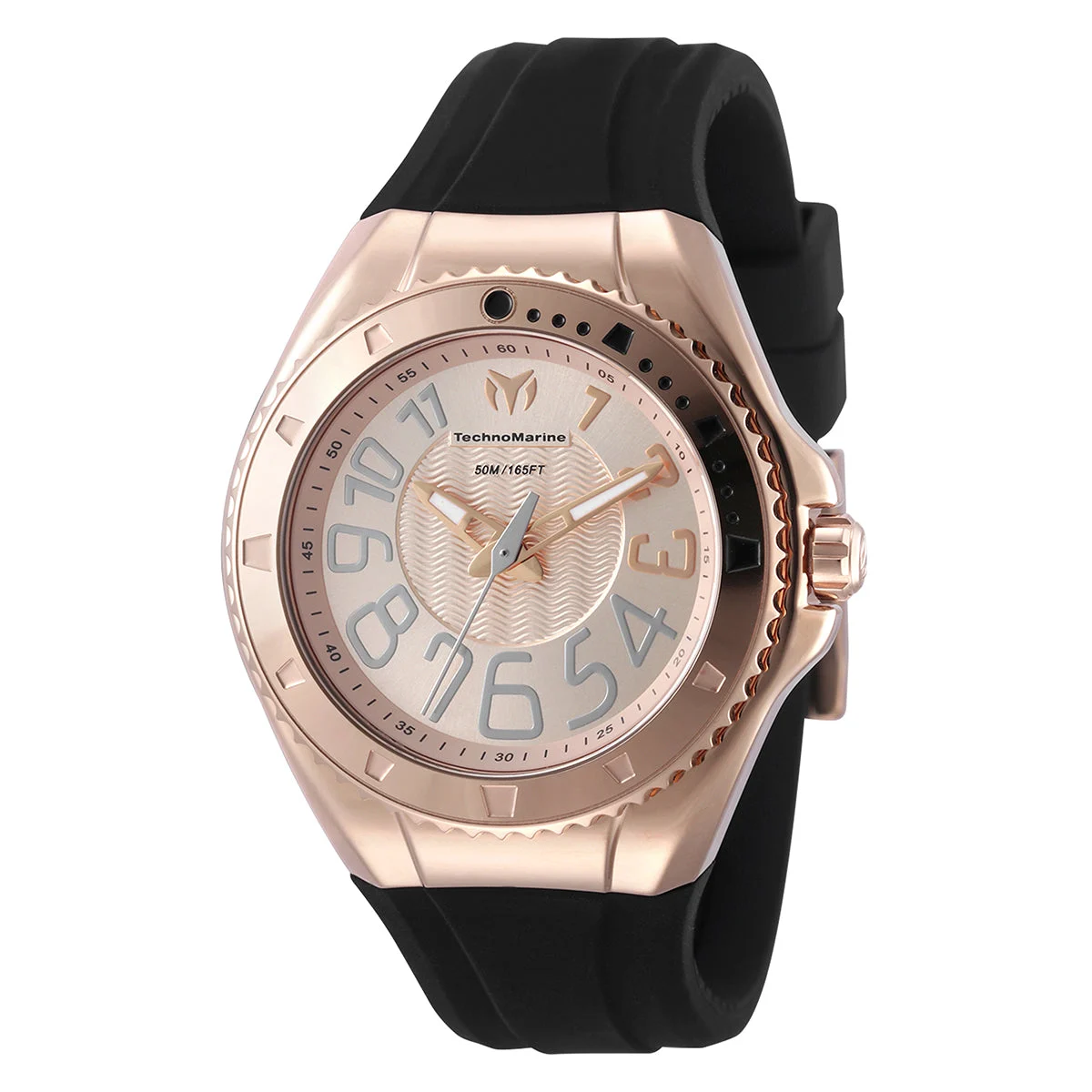 Technomarine Lusso Mare Watch - 38mm. Black (TM-225049) 38 mm kol saati