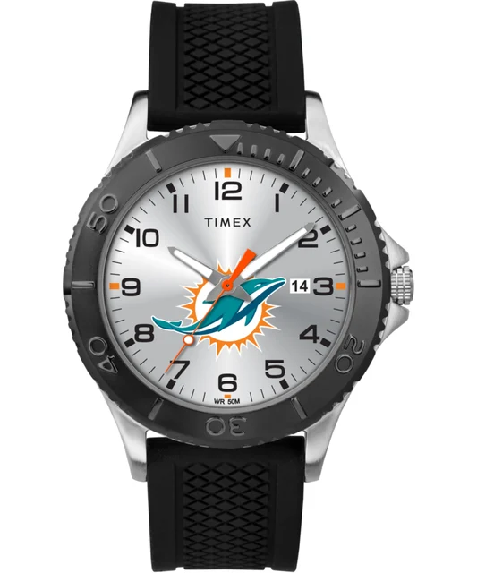 Timex Gamer Black Miami Dolphins TWZFDOLMD kol saati