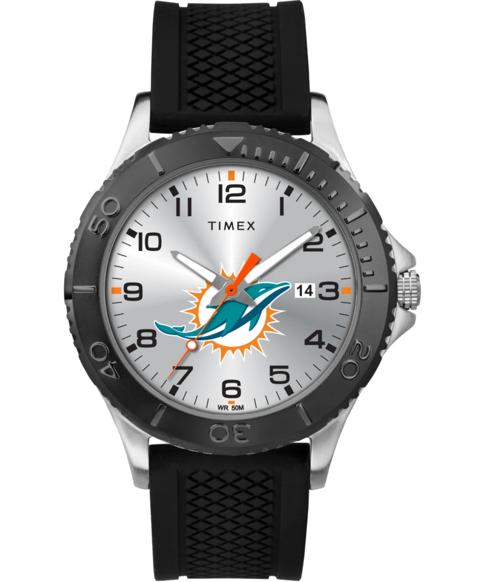 Timex Gamer Black Miami Dolphins TWZFDOLMD 42 mm kol saati