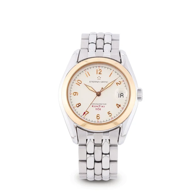 Eterna-Matic ETERNA-MATIC, REF. 1573.47, KONTIKI 1958, LIMITED 495/999, 18K PINK GOLD AND 