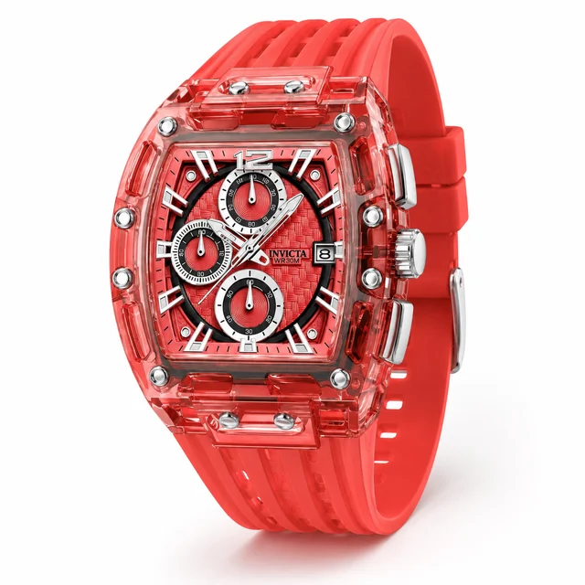 Invicta Rally Watch - 42mm, Red (70142) kol saati