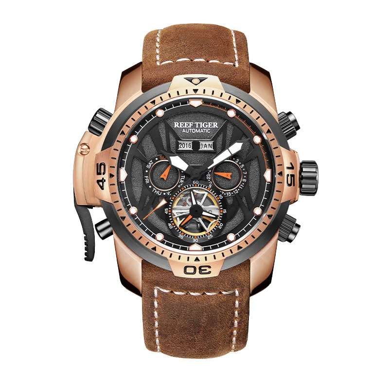 Reef Tiger Aurora Transformer RGA3532-04-4 46 mm kol saati