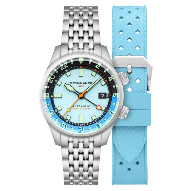 Bradner GMT Automatic Aquamarine Blue SP-5121-CC kol saati