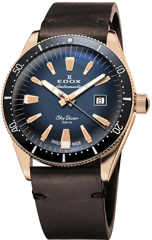 EDOX Skydiver ED471 44 mm kol saati