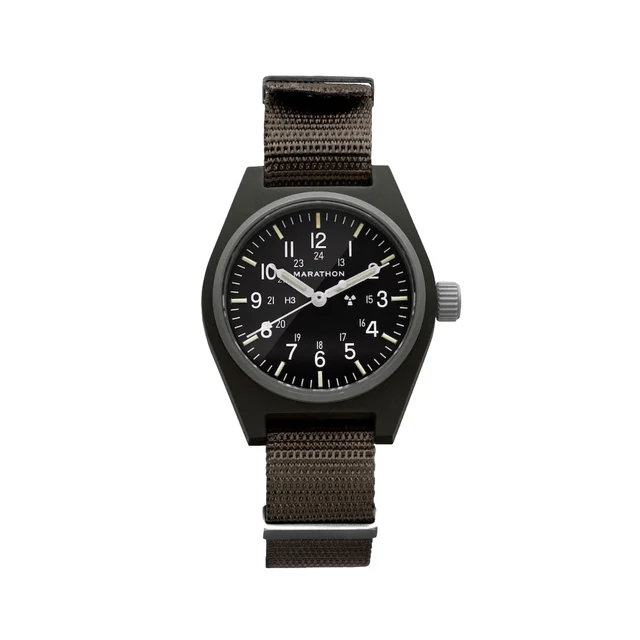 Marathon GPM Type II Field 34mm - Black on Nylon Strap WW194003SG-0103 kol saati