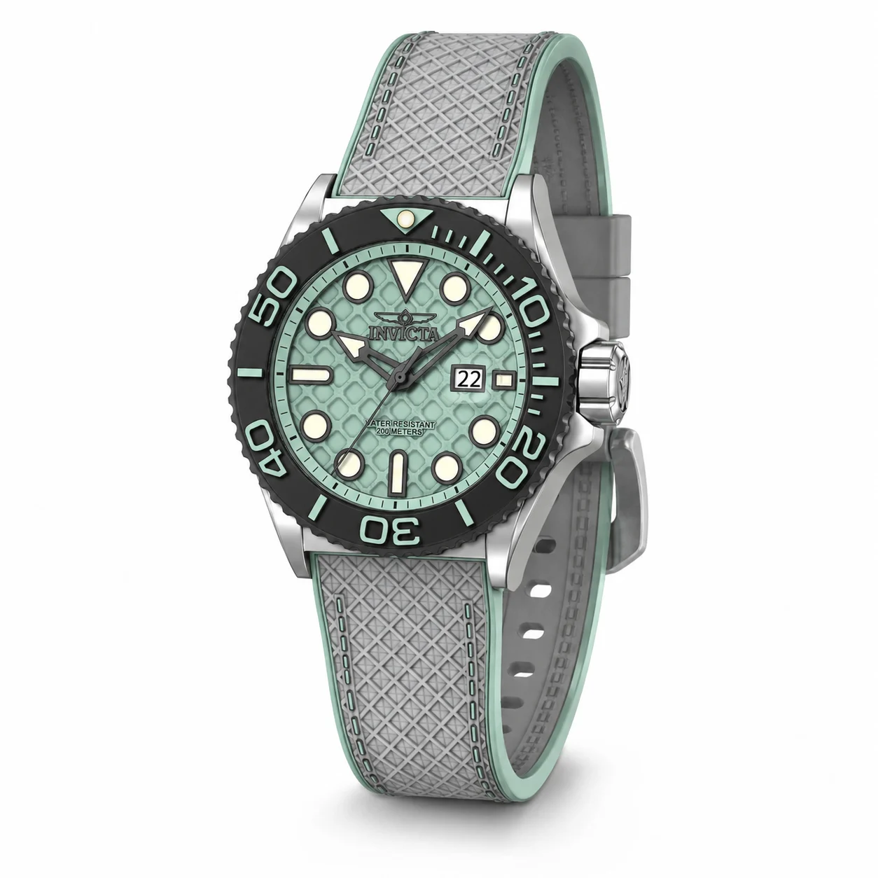 Invicta Grand Diver Aretix Retail Exclusive Watch - 48mm, Tiffany Blue, White (51086) 48 mm kol saati