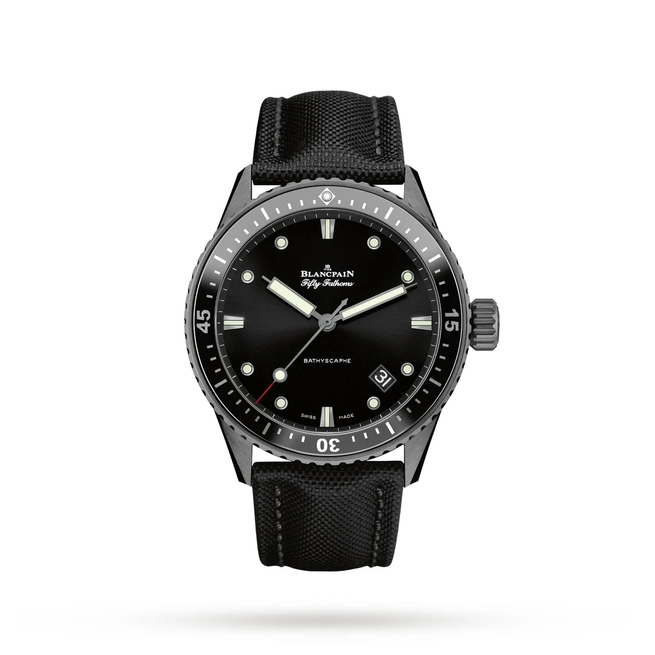 Blancpain Fifty Fathoms Bathyscaphe 17480230 44 mm kol saati