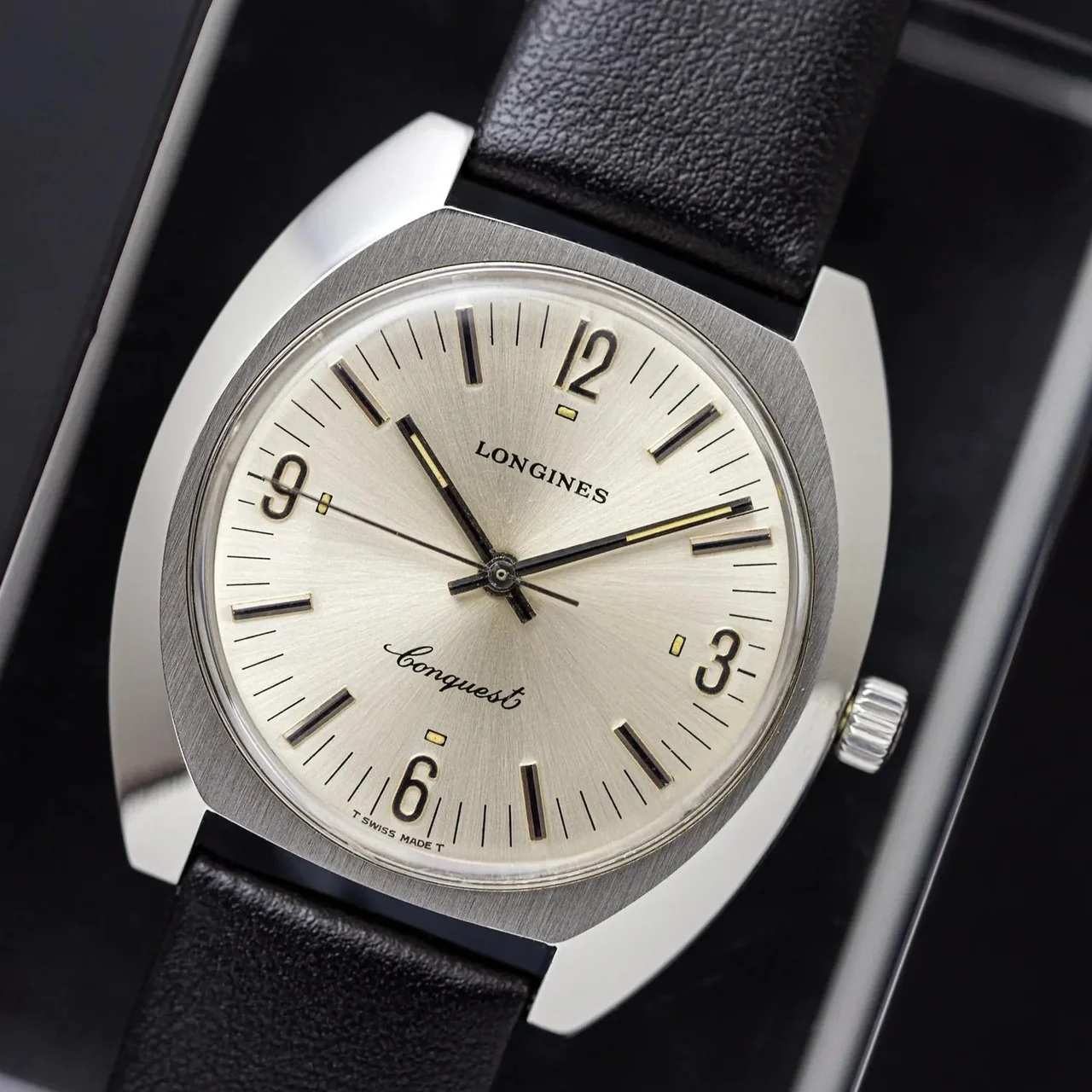 Longines Conquest, Ref. 1558-2, Cal. 6942, Men’s Manual Wind Vintage 35 mm kol saati