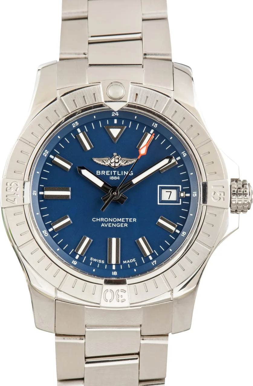 Breitling Avenger II Steel 43MM A17318 43 mm kol saati