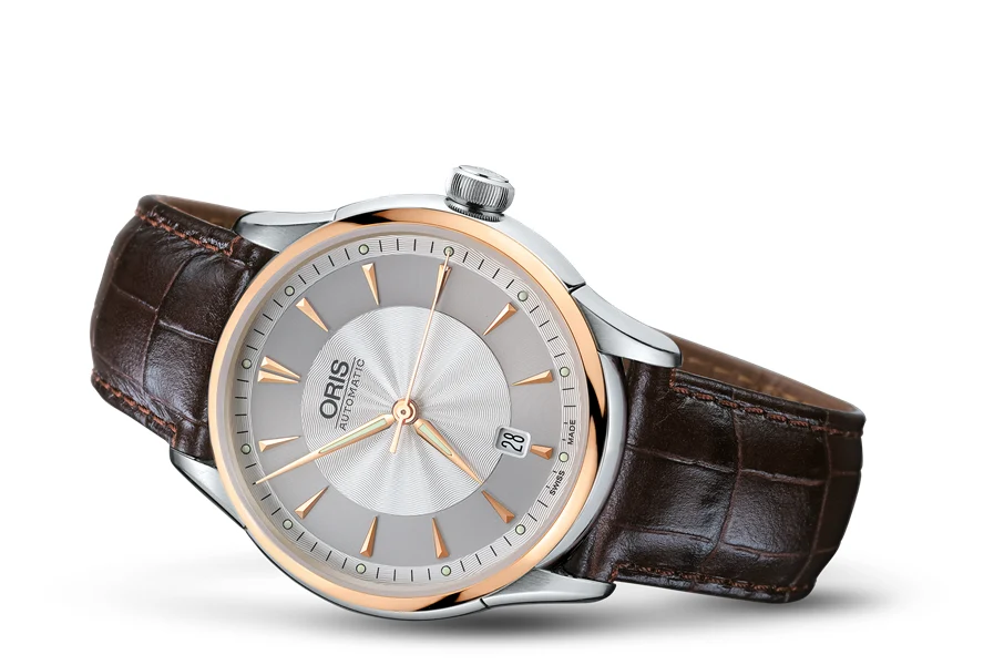 Oris Artelier Date 01 733 7591 6351-07 5 21 70FC 40 mm kol saati