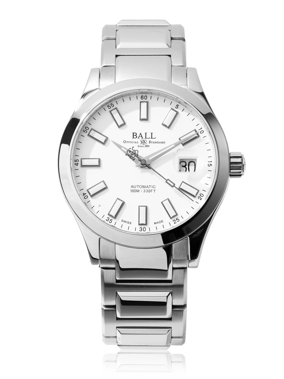Ball Ball NM2026C-S16-WH 40 mm kol saati