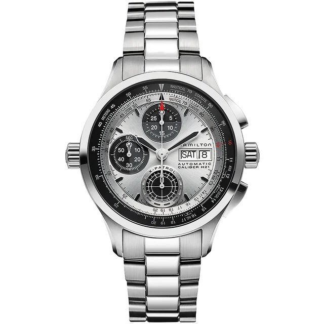 Hamilton Khaki Aviation Khaki X Patrol Auto Chrono H76566151 kol saati
