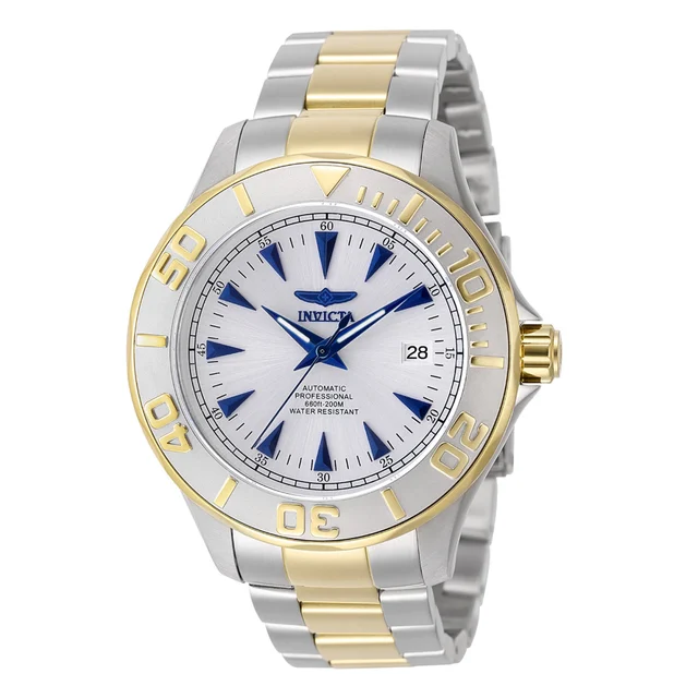 Invicta Signature Automatic 3 Hand Silver Dial Watch (ZG-7036) kol saati