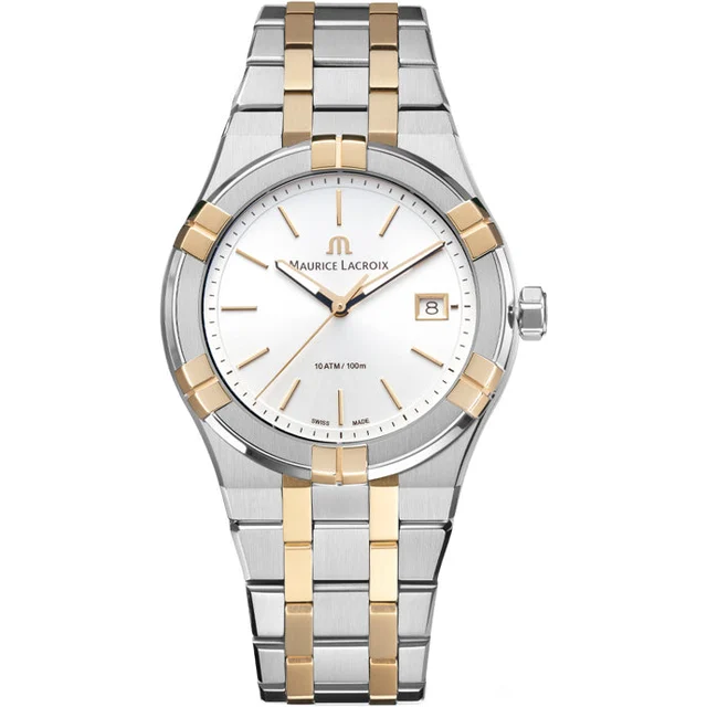 Maurice Lacroix Aikon Quartz Date 40mm AI1108-PVP02-130-1 kol saati