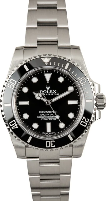 Rolex Submariner 114060 Ceramic Bezel 100% Authentic 114060-CPO kol saati