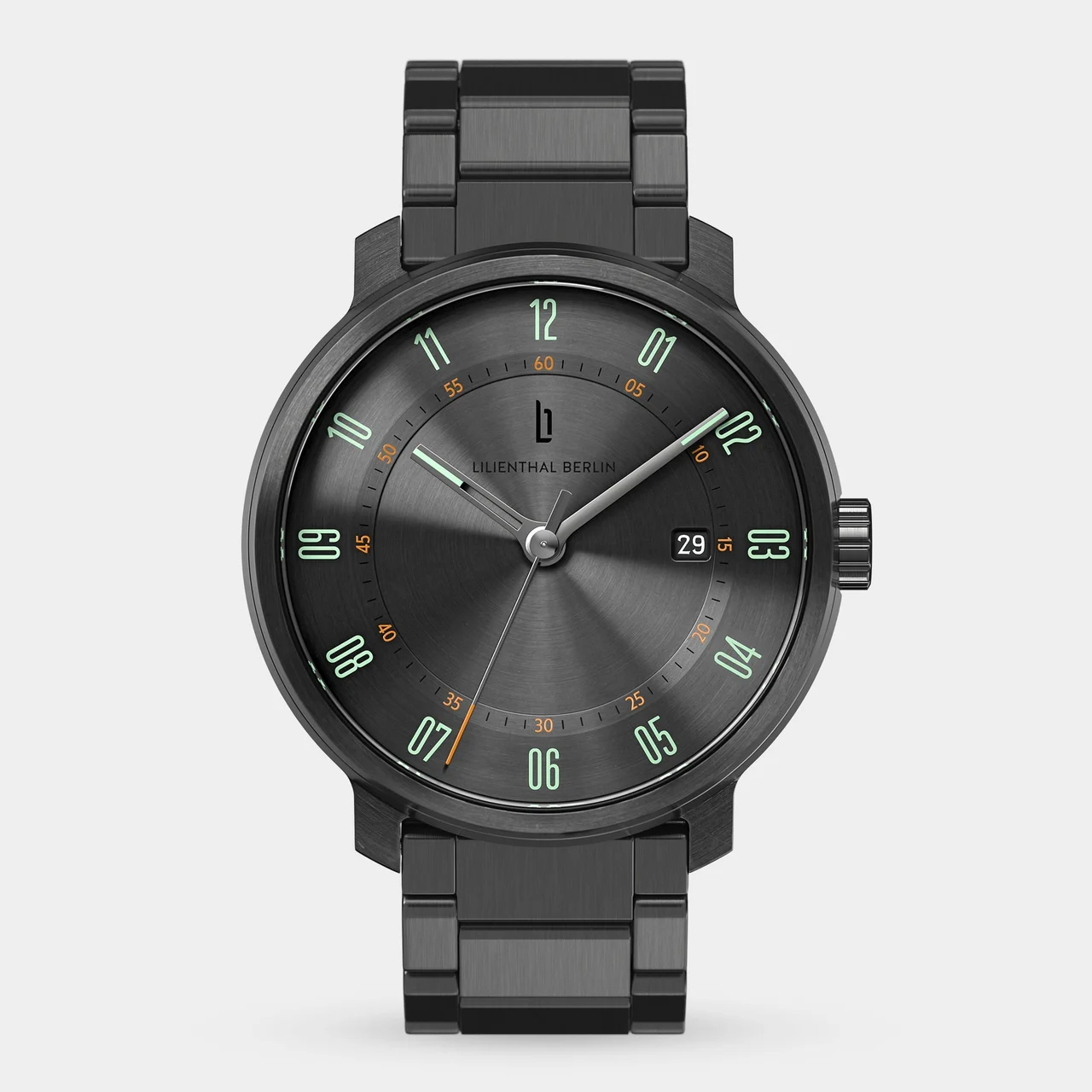 Lilienthal Berlin Neolux N1-004-B040FB 42 mm kol saati