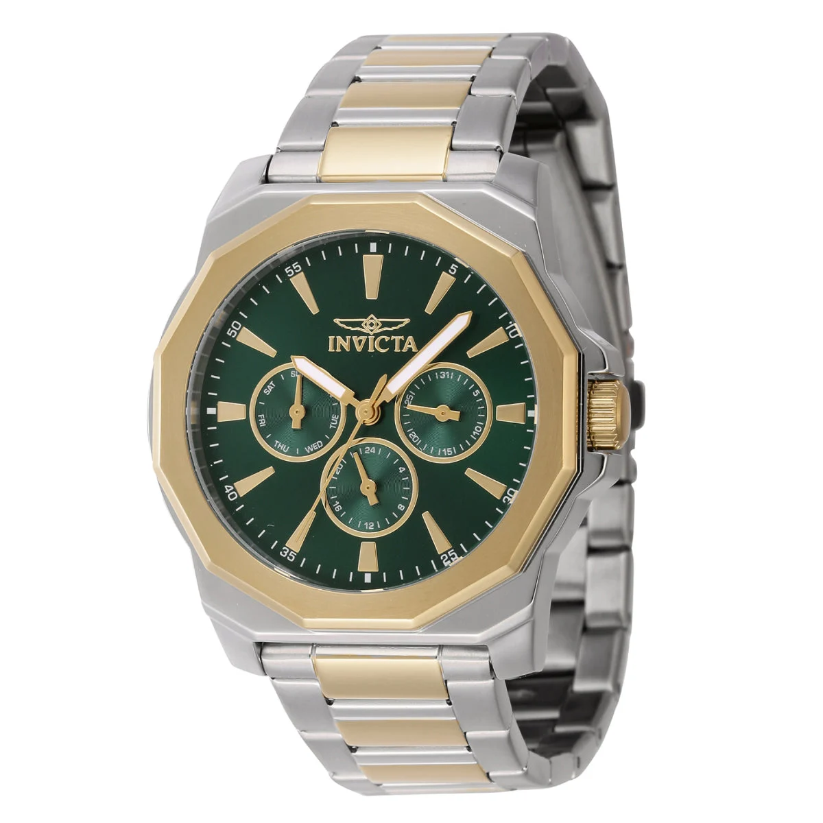 Invicta Speedway Multifunction Watch - 42mm. Gold, Steel (46847) 42 mm kol saati