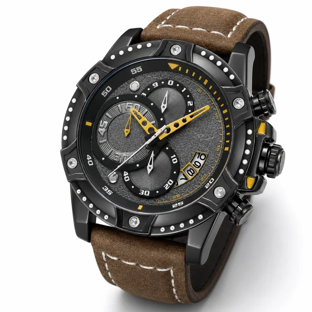 Invicta Rally I by Watch w/ Skeleton Dial - 50mm, Brown (69847) kol saati