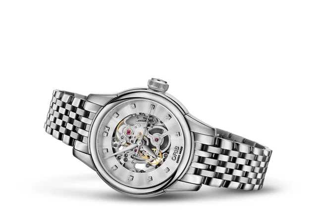Oris Artelier Skeleton Diamonds 01 560 7687 4019-07 8 14 77 kol saati