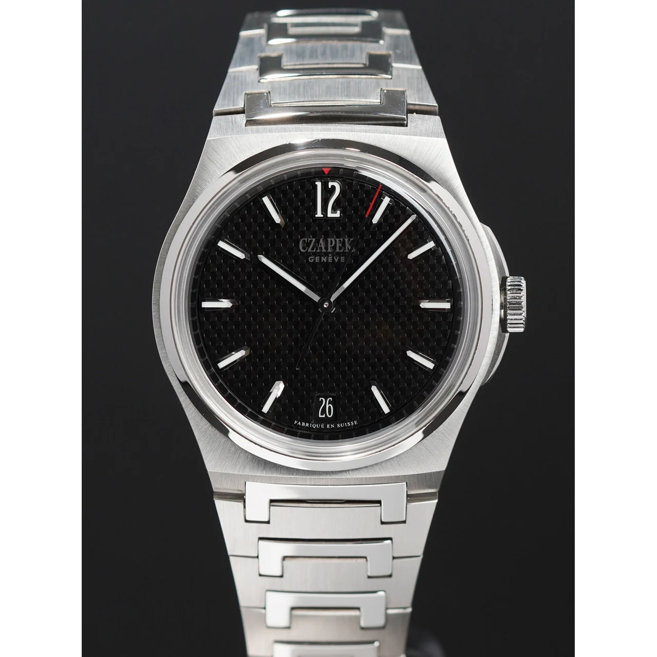 CZAPEK Antarctique Passage de Drake Black Ink 210009N30860 40.5 mm kol saati